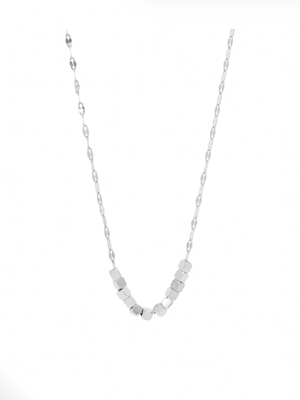 18K Gold PVD Lip Chain Charm Necklace